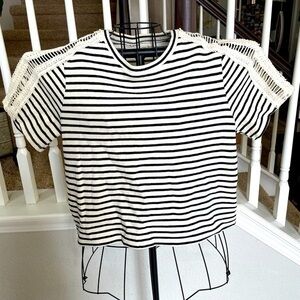 RACHEL Rachel Roy Open Back Knit Top